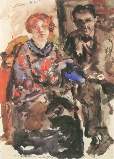 Erich Goeritz und seine Frau von Lovis Corinth